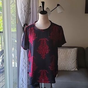 Ann Taylor Black blouse size medium